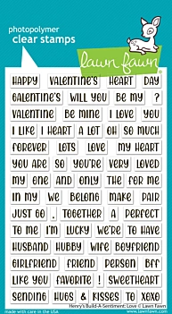 Timbri Trasparenti Henry's Build-A-Sentiment: Love Lawn Fawn