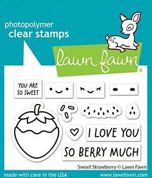 Timbri Trasparenti Sweet Strawberry Lawn Fawn