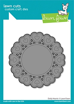 Fustelle Doily Hearts Lawn Fawn