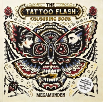 Het Tattoo Flash kleurboek, Engels
