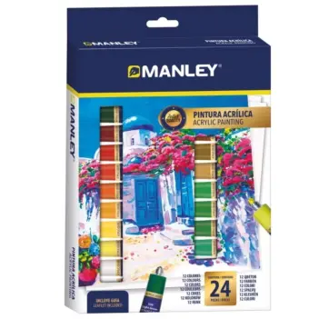 Manley Set 24 acrylic paints 12ml