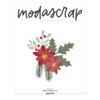 Set de Troqueles Xmas Poinsettia Traditional Christmas ModaScrap