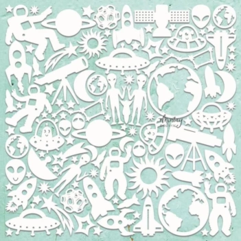 Podstawa do Albumu Die-Cuts Chipboard Cosmos Mintay