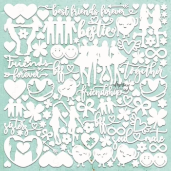 Die-Cuts in Truciolato Friends Mintay