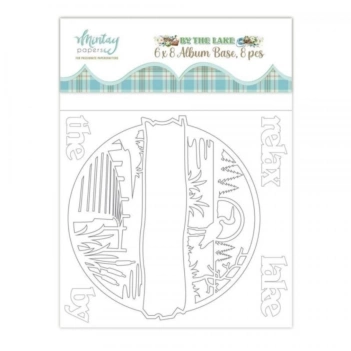 Die-Cuts chipboard Álbum Base By the Lake Mintay 15x20cm