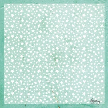 Carta Vellum Stars Mintay 30x30cm