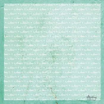 Carta Vellum Love Mintay 30x30cm