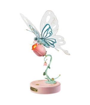 Modèle de papillon rose Robotime