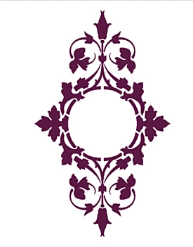 SUPER AANBIEDING **40%** Stencil T-3034 Versierde lijst 21x30cm Dayka