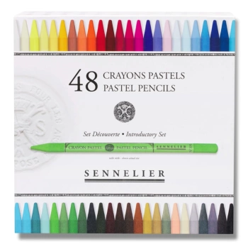 Caja 48 minas lápiz pastel surtidos Sennelier