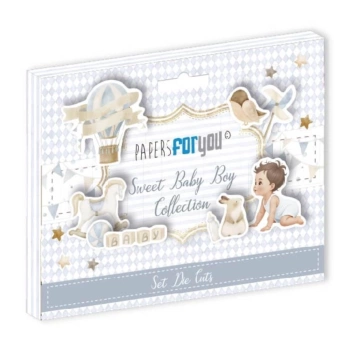 PapersForYou Sweet Baby Boy Die-cuts