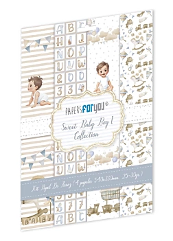 Kit 4 papéis de arroz I Sweet Baby Boy PapersForYou 54x33cm