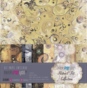 Kit di carta su tela per arte astratta Art PapersForYou 30x30cm