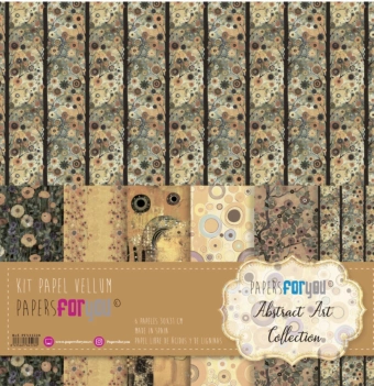 Kit di carta d'arte astratta Vellum PapersForYou 30x30cm