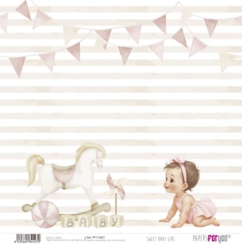 Paper Toys Sweet Baby Girl PapersForYou 30x30cm