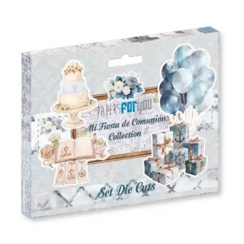 Die-cuts Garçon  Mi Fiesta de Comunión  PapersForYou