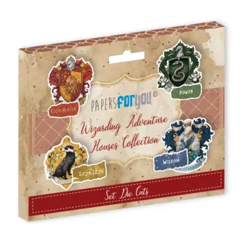 Die-cuts Wizarding Adventure Houses PapersForYou