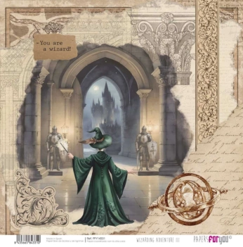 Du bist ein Zauberer Wizarding Adventure III Papier PapersForYou 30x30cm