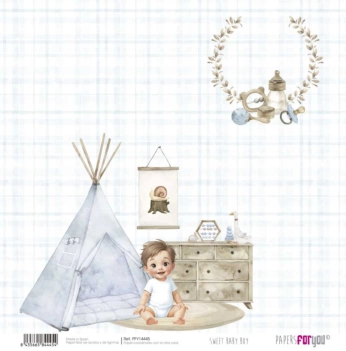 Papel Tienda Sweet Baby Boy PapersForYou 30x30cm