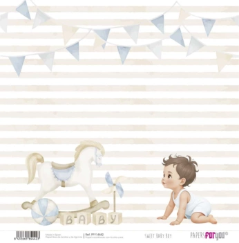 Papel Juguetes Sweet Baby Boy PapersForYou 30x30cm