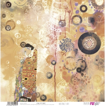 Mandala Papel de arte abstrata PapersForYou 30x30cm