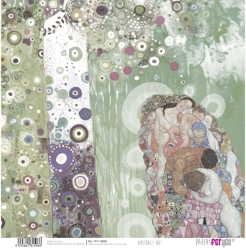 Paper People Abstract Art PapersForYou 30x30cm