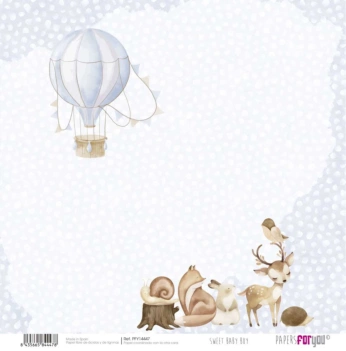 Ballon en papier Sweet Baby Boy PapersForYou 30x30cm