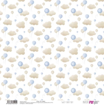 Fabric Paper II Sweet Baby Boy PapersForYou 30x30cm