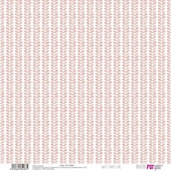 Papel de tecido V Sweet Baby Girl PapersForYou 30x30cm