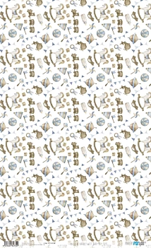 Papier de riz « Juguetes Sweet Baby Boy » de PapersForYou, 54 x 33 cm