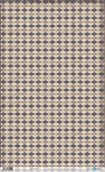 SUPER OFERTA **40%** Papel de arroz Rombos Azules Wizarding Adventure III PapersForYou 54x33cm