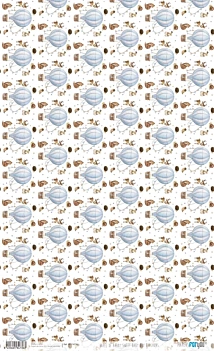 Papel de arroz Balões Sweet Baby Boy PapersForYou 54x33cm