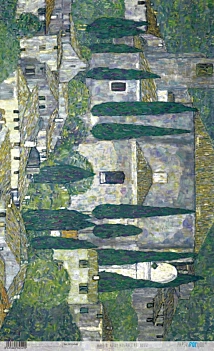 Rice paper House Abstract Art PapersForYou 54x33cm