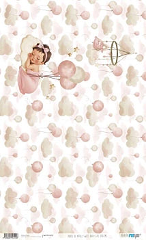 Papel de arroz Sueños Sweet Baby Girl PapersForYou 54x33cm