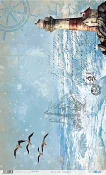 Papel de arroz Lighthouse II PapersForYou 54x33cm