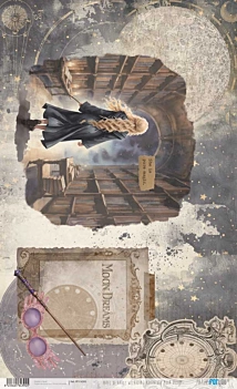Papel de arroz Moon Dreams Wizarding Adventure III PapersForYou 54x33cm