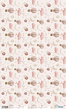 Papier ryżowy Clouds Sweet Baby Girl PapersForYou 54x33cm