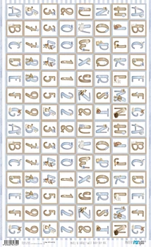 Papel de arroz Abc Sweet Baby Boy PapersForYou 54x33cm