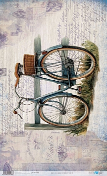 Carta di riso Vintage Bike V PapersForYou 54x33cm