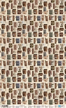 Papel de arroz Maletas Wizarding Adventure III PapersForYou 54x33cm