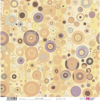 Vellum 3 Carta d'arte astratta PapersForYou 30x30cm