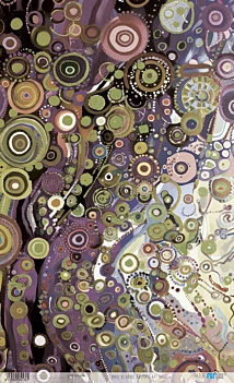 Rijstpapier Violet Abstracte Kunst PapersForYou 54x33cm
