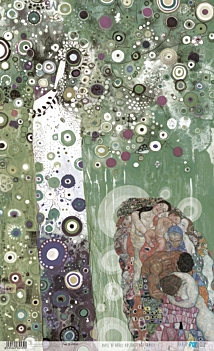 Papel de arroz Family Abstract Art PapersForYou 54x33cm