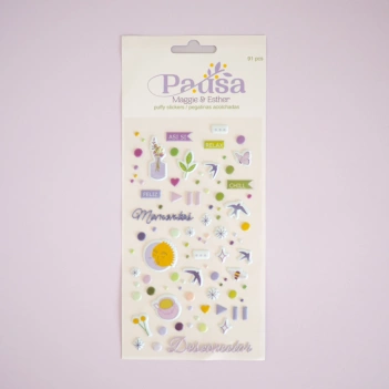 Basic Create Pausa Puffy Aufkleber 