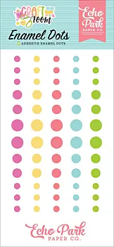 Echo Park Craft Room Enamel Dots 