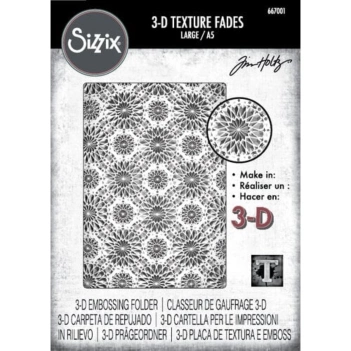 Vault Kaleidoscope Tim Holtz Sizzix Vault Texture Folder