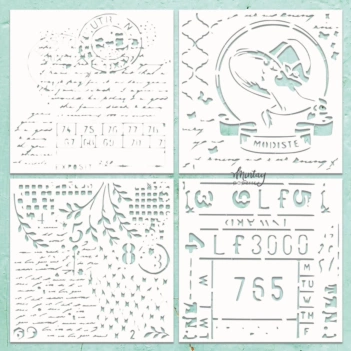 Mintay Die-cuts of chipboard Patterns 3