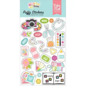 Echo Park Craft Room Puffy stickers 