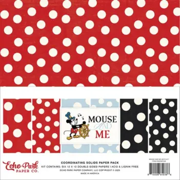 Kit de scrapbooking «Dots Mouse and Me» da Echo Park, 30 x 30 cm