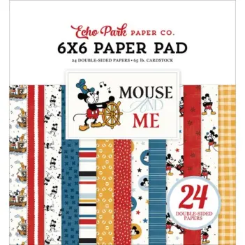 Kit de scrapbooking «Mouse and Me» da Echo Park, 15 x 15 cm